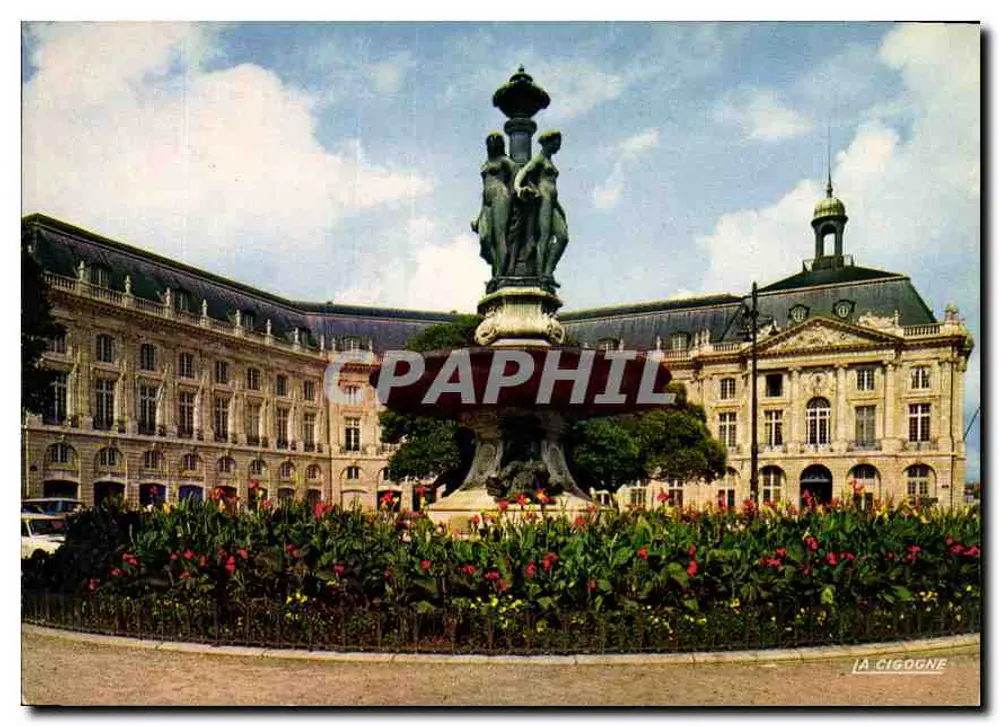Place de la Bourse — Fontaine des Trois-Grâces — La Cigogne - Vorderseite