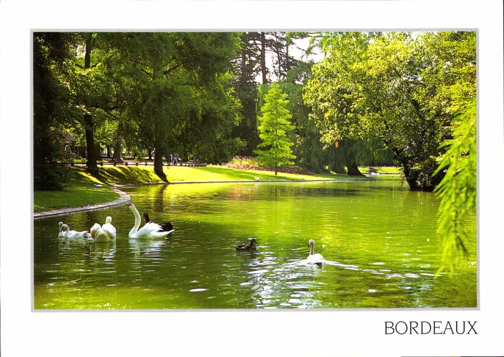Bordeaux — Öffentlicher Garten — Éditions Goublier - Vorderseite