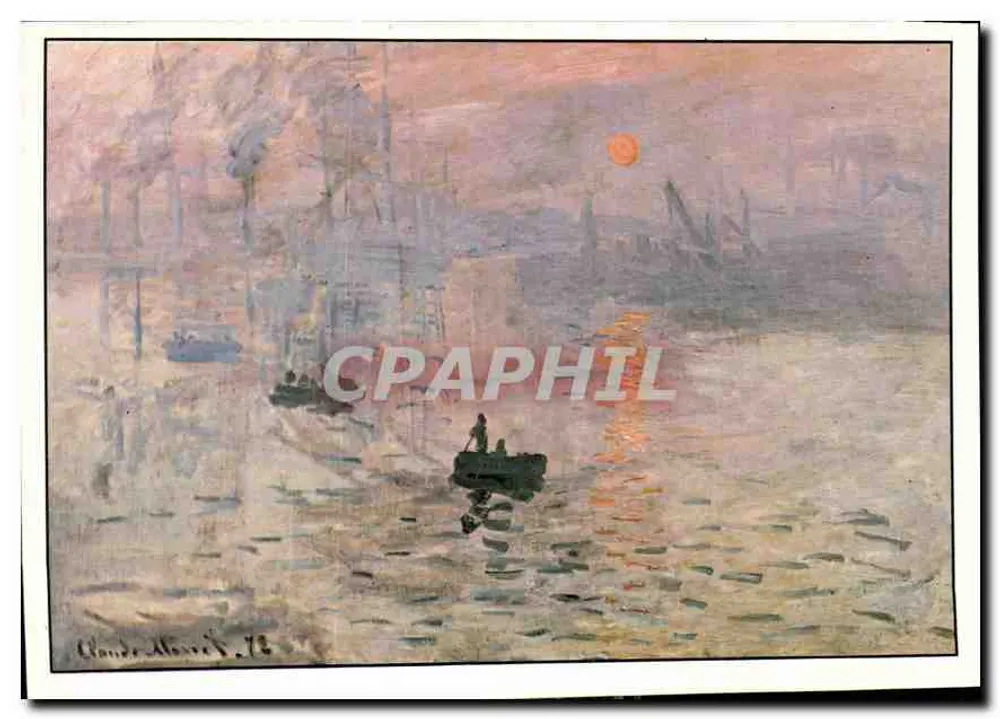 Impressão, Sol Nascente — Claude Monet, 1872 — Spadem, Paris, e Cosmopress, Genève - Frente