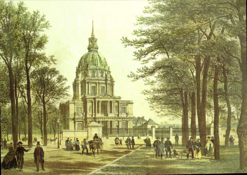 O Dôme dos Invalides — Paris no tempo passado — Edições CHANTAL - Frente