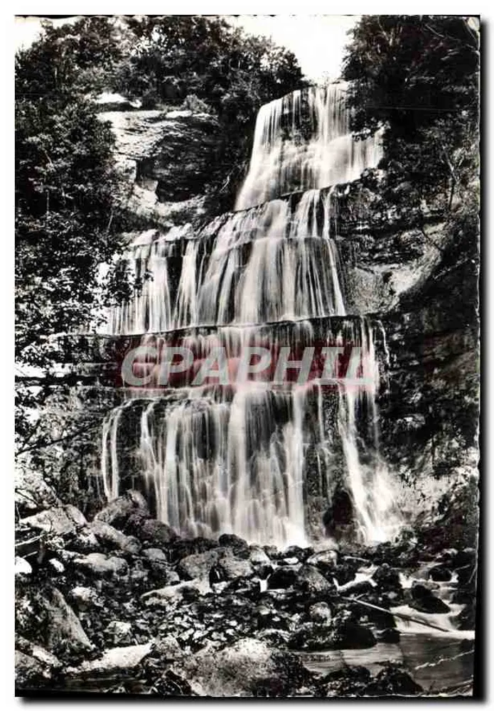 Le Hérisson - Cachoeira em forma de abanico — Jura pitoresco — Edição M. Poil, Dole - Frente