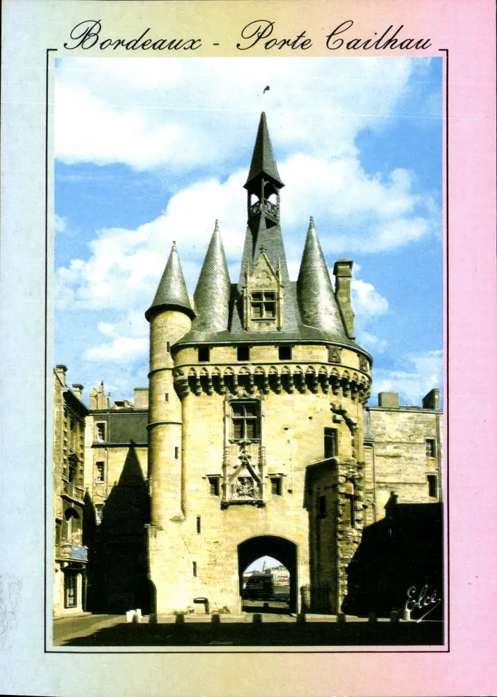 Bordeaux - Porte Caillhau — Verleger Elée, n°9 - Vorderseite