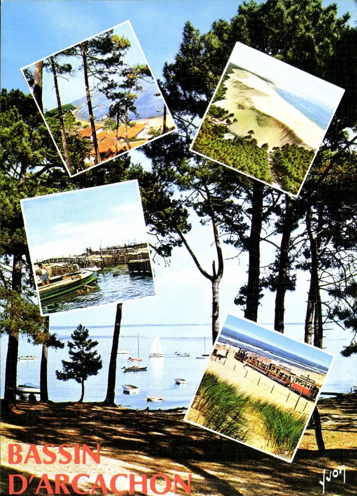 Bassin d'Arcachon — couleurs et lumière de France — edição S.P.A.D.E.M. n° 10 33 0008 - Frente