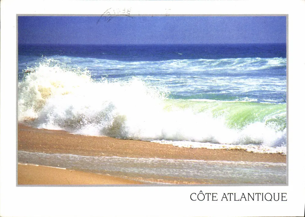 Côte Atlantique — Oceano e praia — Éditions Graphil - Frente