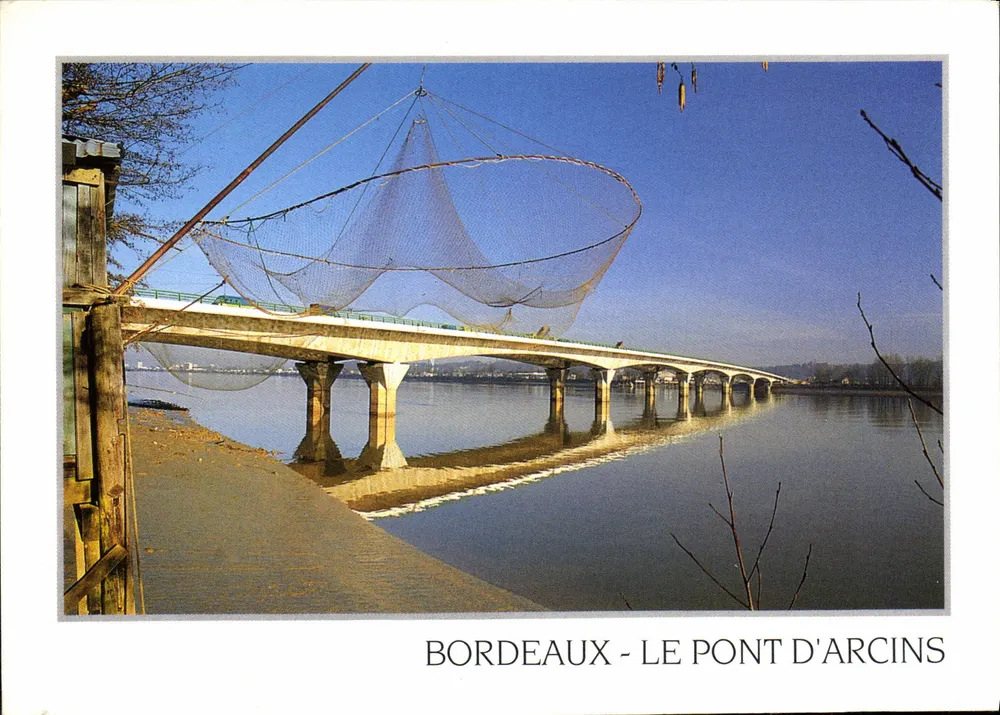Bordeaux - O Ponte d'Arcins — editor Éditions Gébrier, n° 333 - Frente