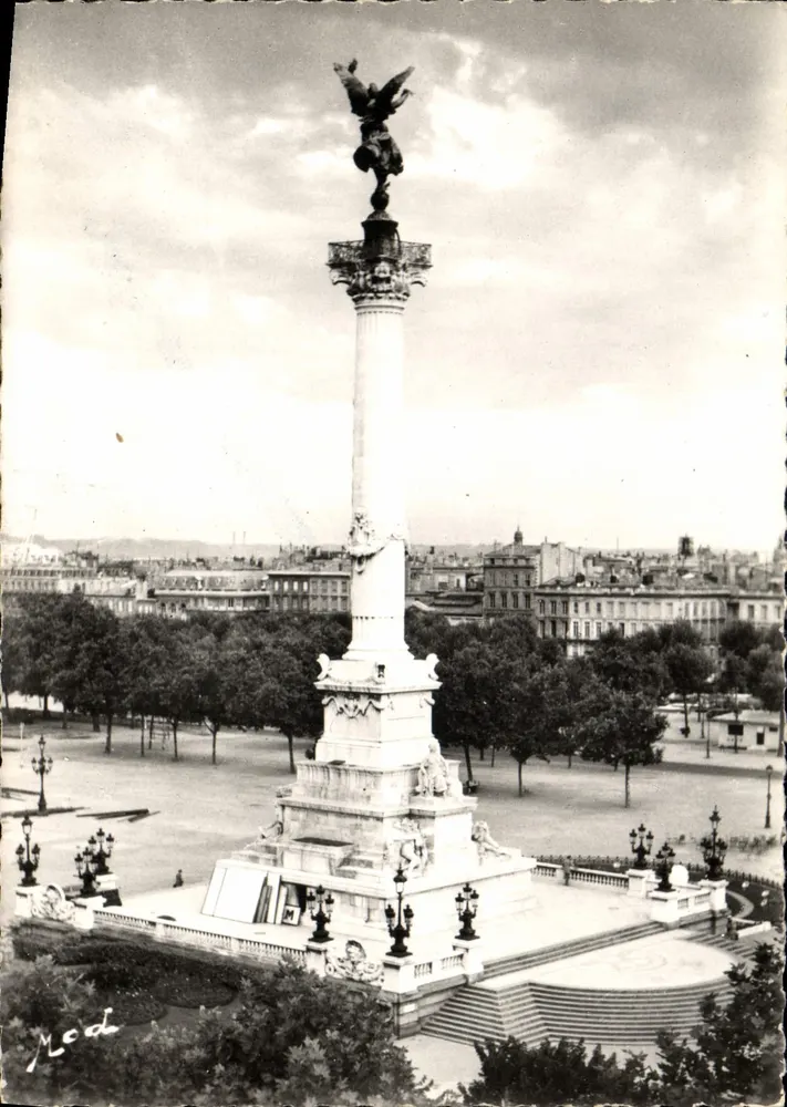 Monument der Girondins — Bordeaux — Kunstausgabe MOD - Vorderseite