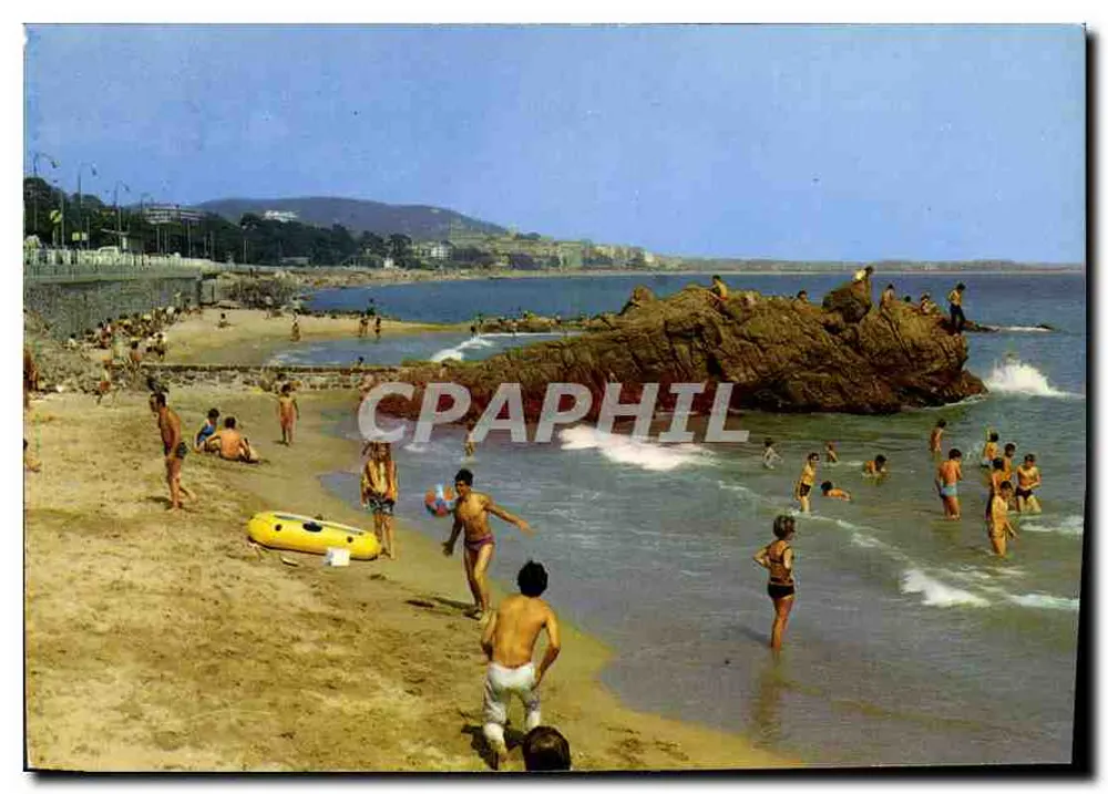 Praia de Juan-les-Pins — vista da costa — Edições d'Art Montillet - Frente