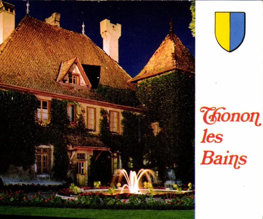 Thonon-les-Bains — Schloss Sonnaz bei Nacht — Verlag CIMBROME - Vorderseite