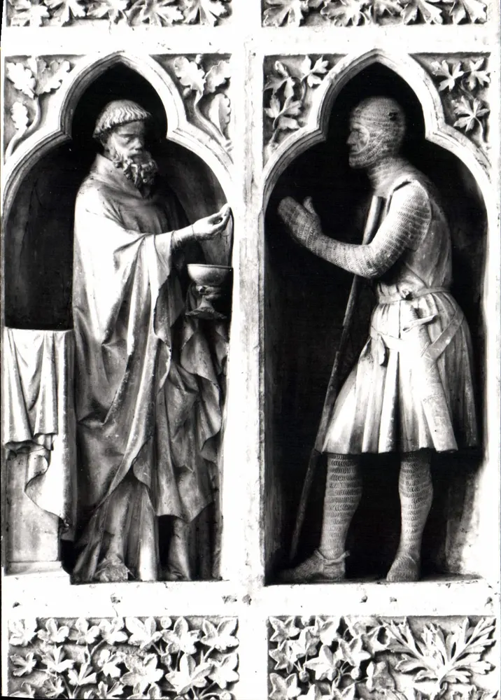 Kathedrale von Reims — Die Kommunion des Ritters (13. Jahrhundert) — Augusto Atiemand - Vorderseite
