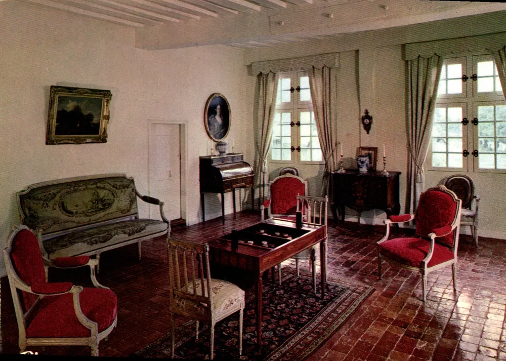 Château de Saint-Germain-de-Livet — Chambre d'honneur — Imprimeur Combier (71. S.&L.) - Vorderseite