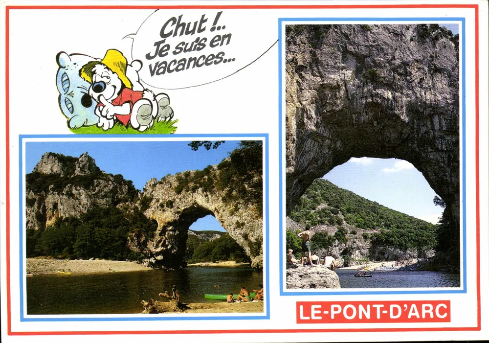 Le-Pont-d'Arc — Schluchten der Ardèche — Éditions de la Palette - Vorderseite