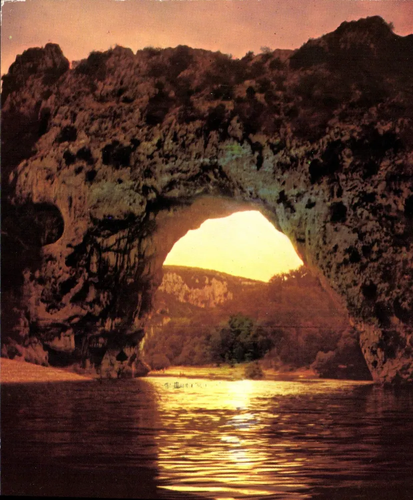 Brücke von Arc — Die Schluchten der Ardèche — CELLARD Editions - Vorderseite