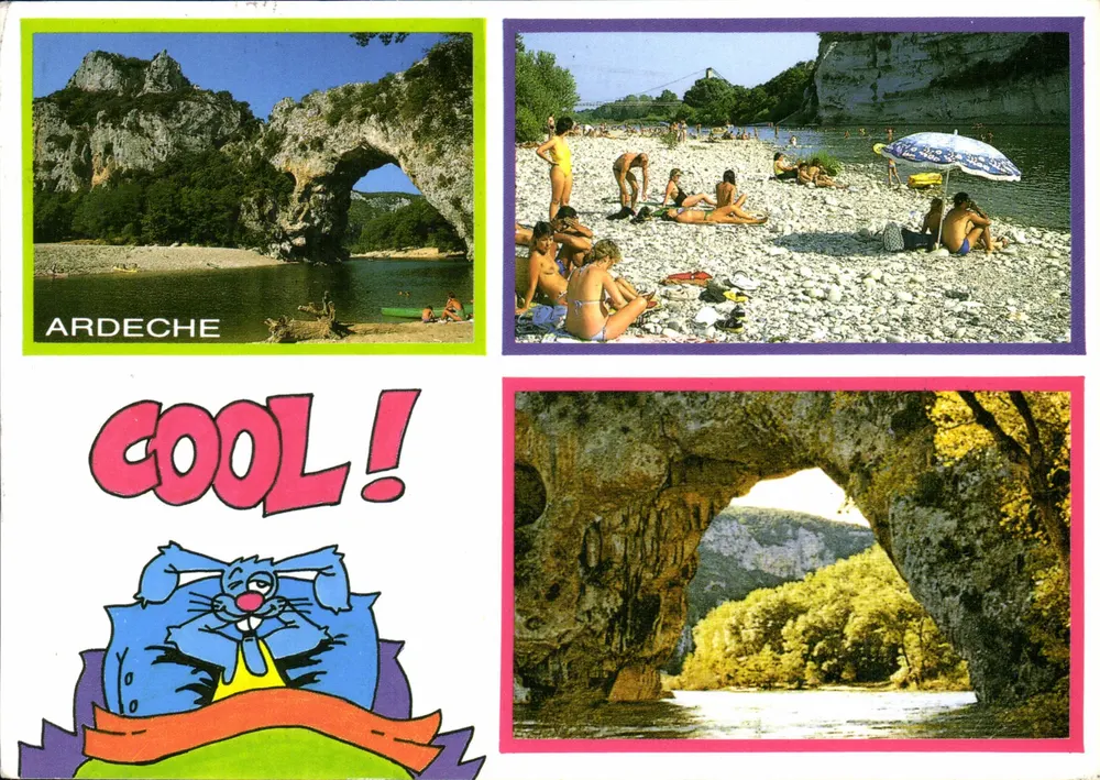 Ardeche — Grutas e rio — Éditions Tourisme Vivarais - Frente