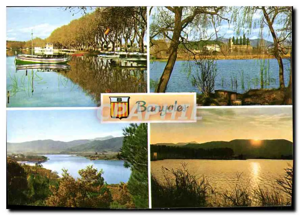 Banyoles — vista panorâmica do lago — Postales Internacional - Frente
