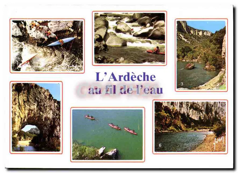 A Ardèche ao longo da água — Edições de Arte Yves — n° 07 - Frente
