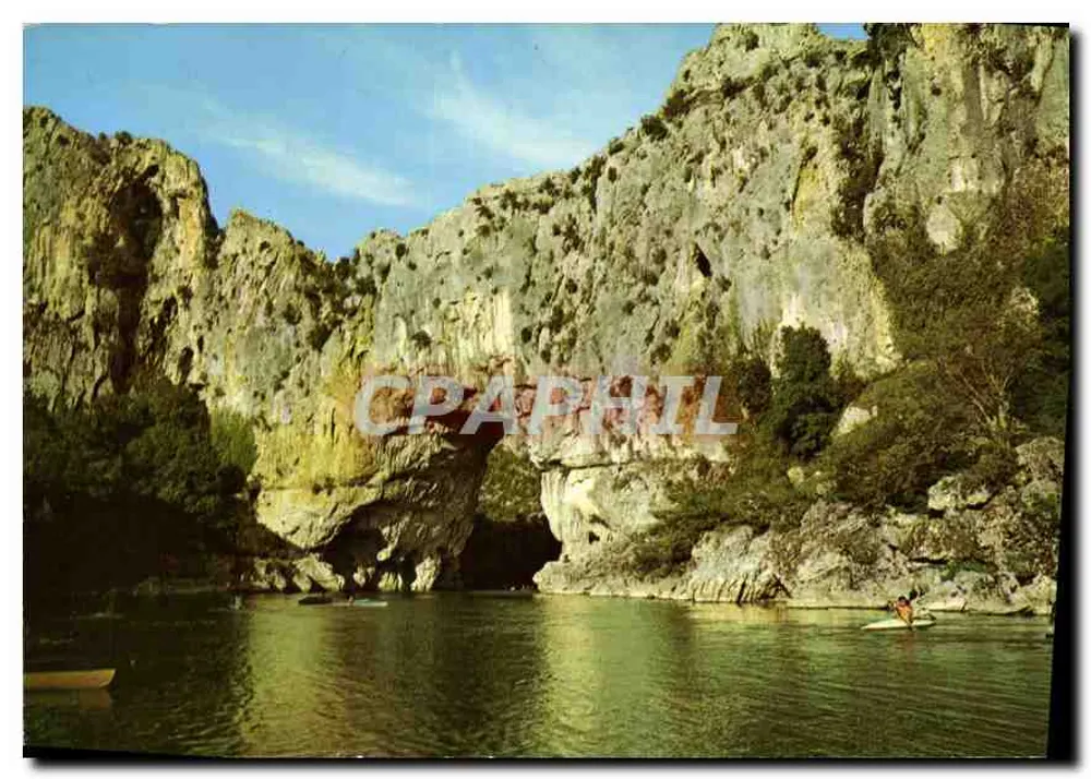 Der Pont d'Arc — Natürliche Brücke von fast 60 Metern — Éditions de France, Nr. 054 580 - Vorderseite