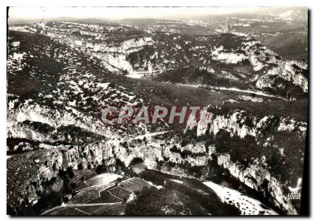 Luftbild des Pont-d'Arc-Brücke — Ardèche — Fremdenlegion Luftdienst - Vorderseite