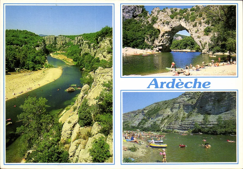 Gorges da Ardèche — Ponte d'Arc — Ed. PIGNOL DENIS n°4437 - Frente