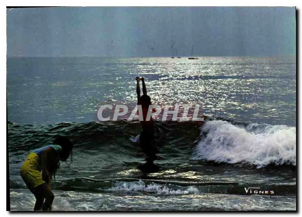 Playa — natación y olas — Vignes - Anverso