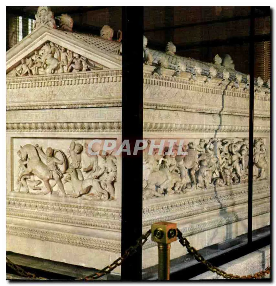 Sarkophag Alexanders des Großen — Museum der Archäologie — Istanbul, Türkei - Vorderseite