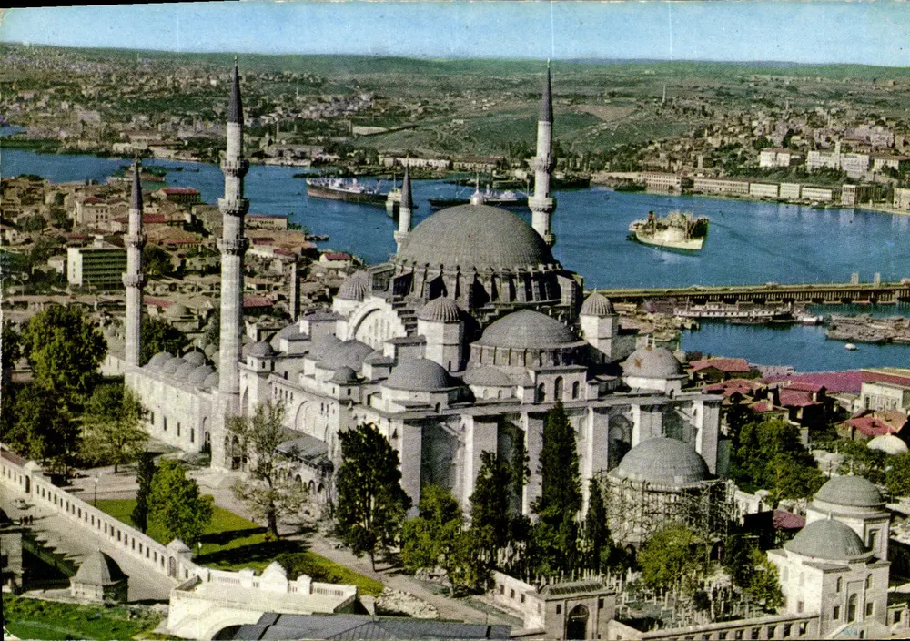 Istanbul - Türkei — Minarette der Suleymanie Moschee (1557) und Halic — Verlag Kestin Eslat, n° 34-06-52657-71 - Vorderseite