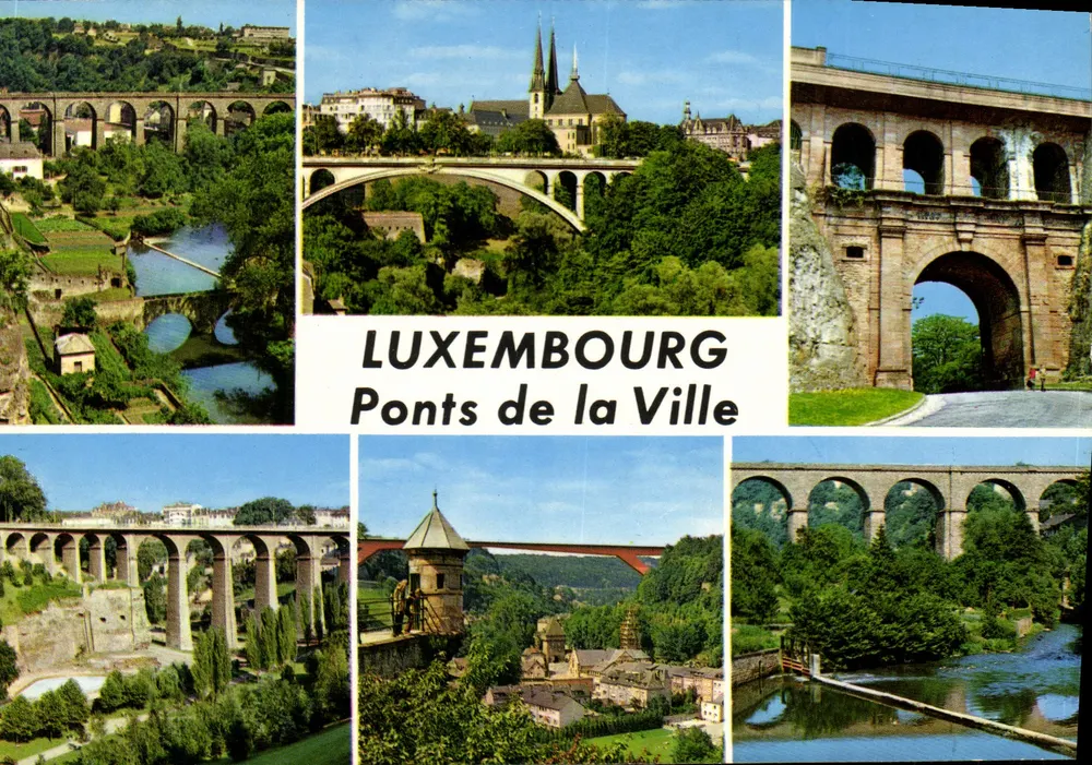Luxemburg — Bruggen van de stad — Edizioni S. Meuse - Voorkant