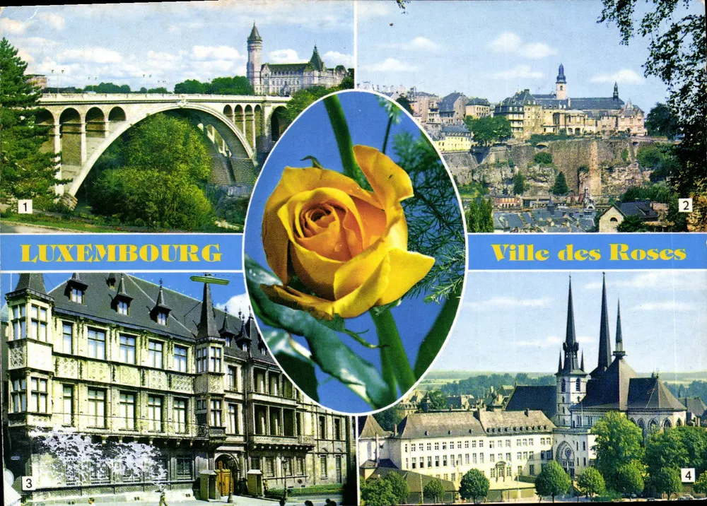 Luxemburgo — Cidade das Rosas — Mésérieries du Livre, No. 86 - Frente