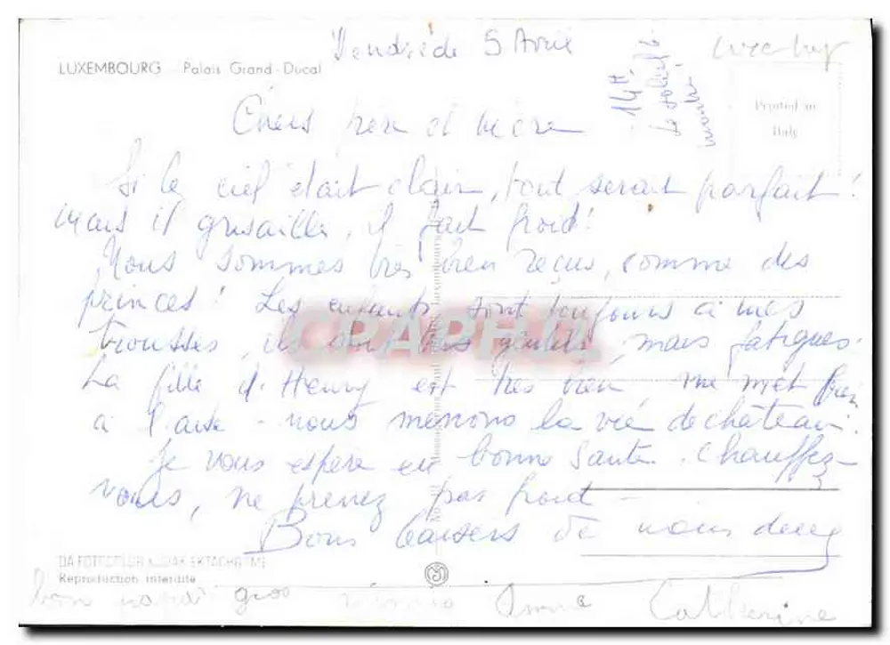 महाराजा के पैलेस - लक्ज़मबर्ग - डीए फोटोफिल्म अल्दा एर्टाइच्रे - पीछे