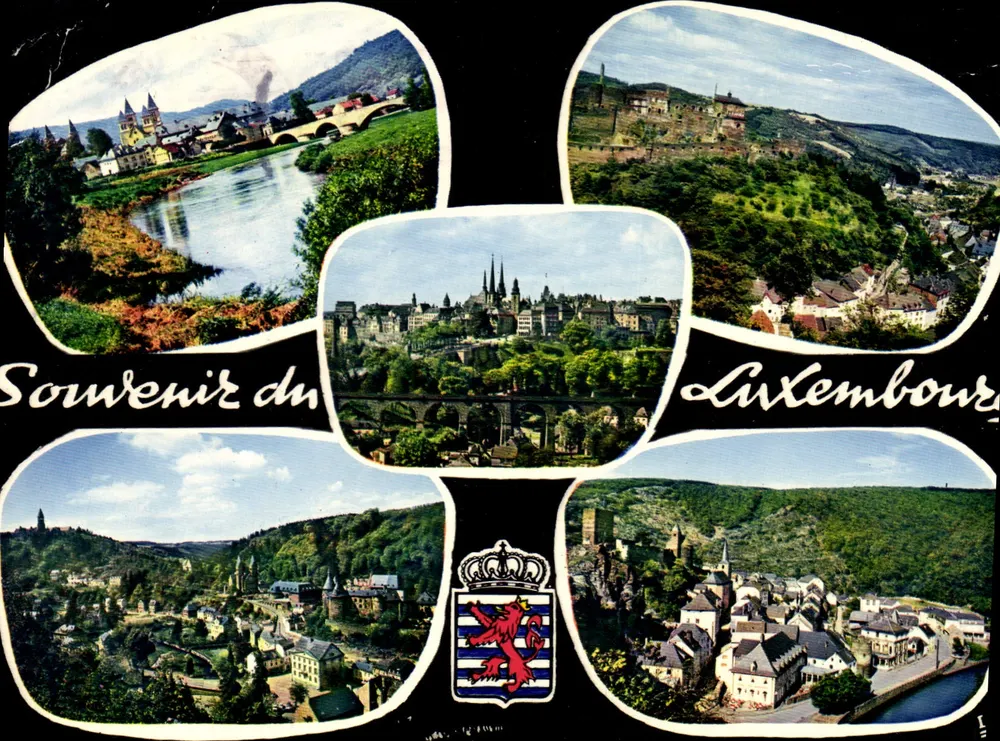 Luxemburgo — Lembrete do Luxemburgo — E. A. Schneack - Frente