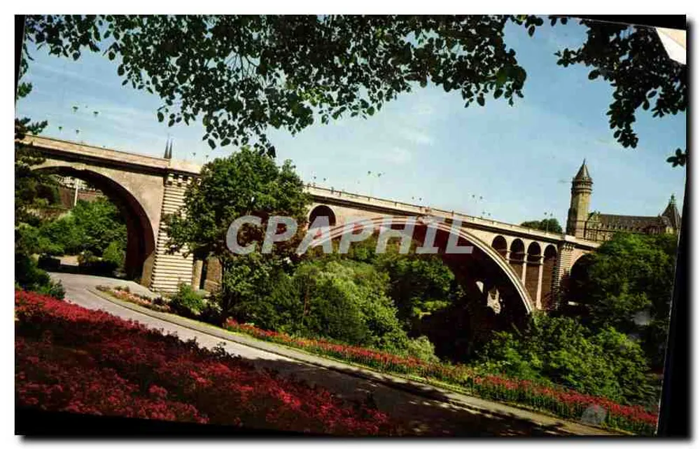 Ponte Adolphe — Luxemburgo — Messageries Paris Kraus - Frente