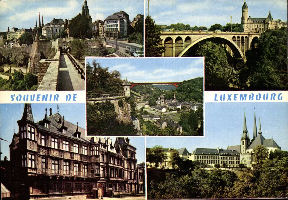Luxemburgo — Lembrete de Luxemburgo — E.A. Schraack - Frente