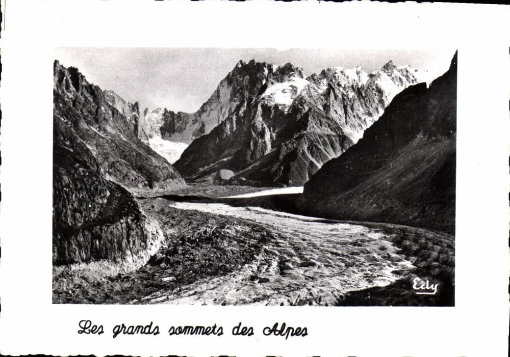 Os grandes picos dos Alpes — Editor Écly, n° 2618 - Frente