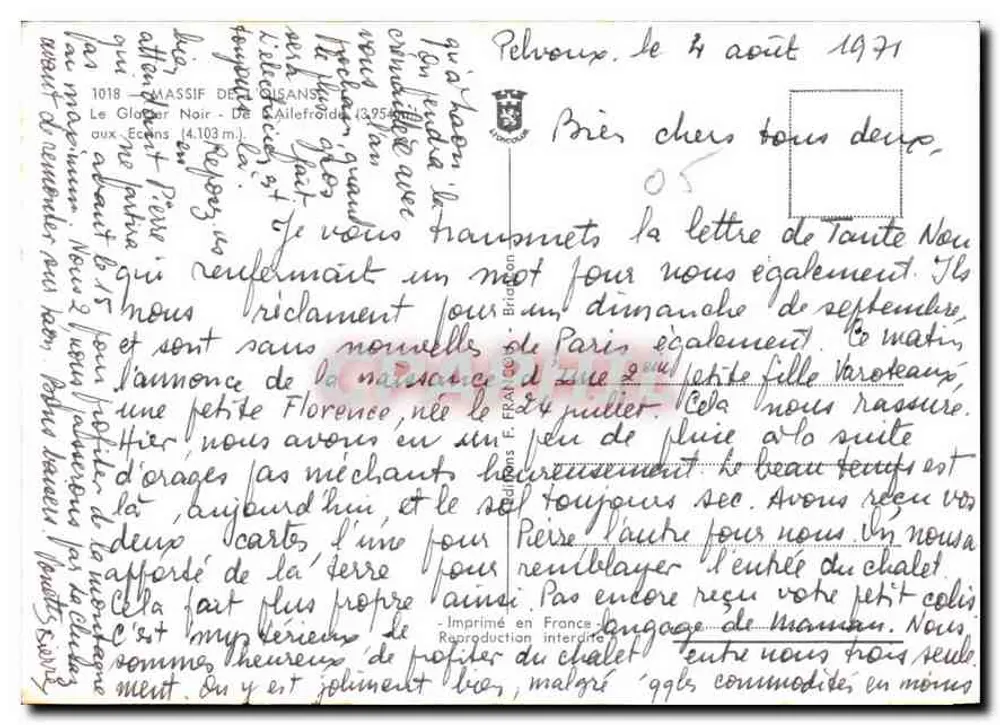 एक्रिंस के पर्वत श्रेणी — काला ग्लेशियर (4.103 मीटर) — एफ. फ्रैटेली के संस्करण - पीछे