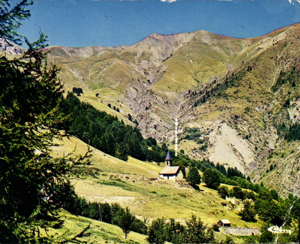 Der Col d'Allos (2.240 m) — Les Agneliers — Verleger Combier - Vorderseite