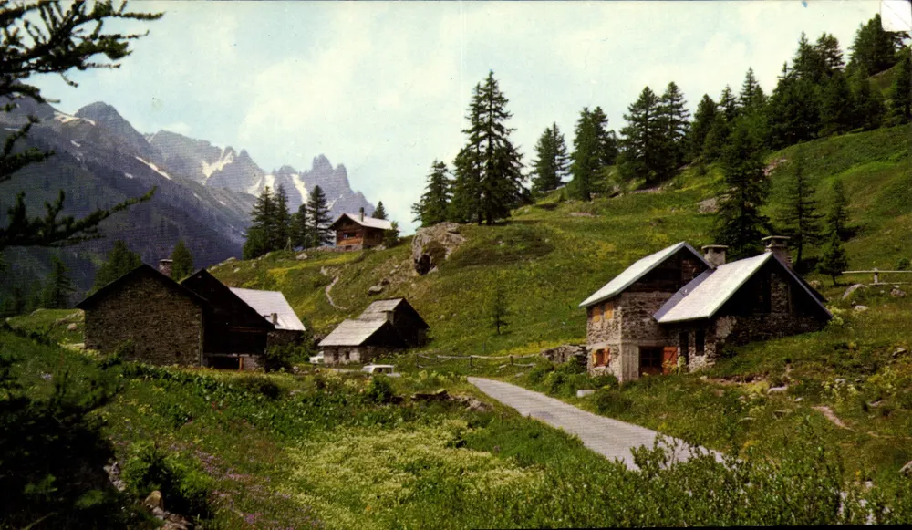 Chalets de Fontcouverte — Tal der Clarée (Hautes-Alpes) — Verlag AJAX, Nr. 12.203 - Vorderseite