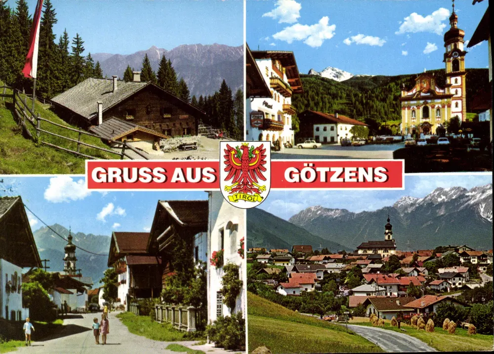 Götzens — Tirol — editor STIFT ST. PAUL IM LAVANTAL, n° A-6091 - Frente