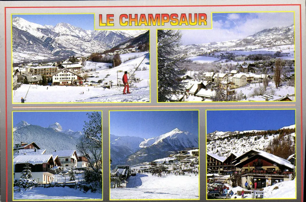 O Champsaur — vista panorâmica invernal — Edição das Alpes, n° 05 - Frente