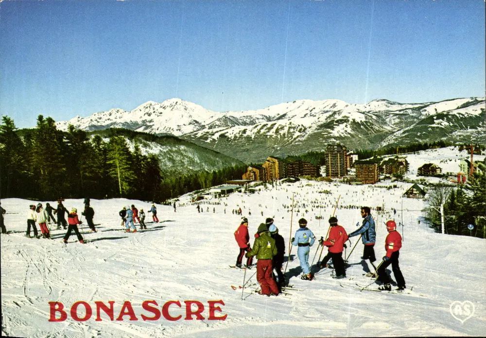 Bonascré — estação de esqui — editor AS, número de série Processo 81 - Frente