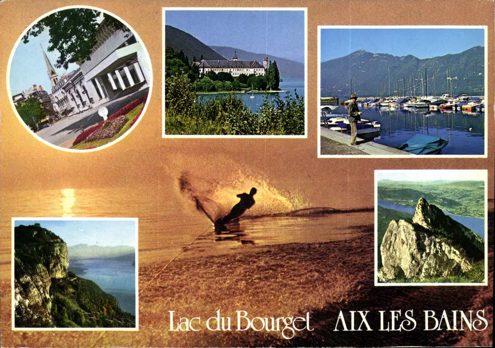 Lago do Bourget — Aix-les-Bains — Éditions ALPCOLOR - Frente