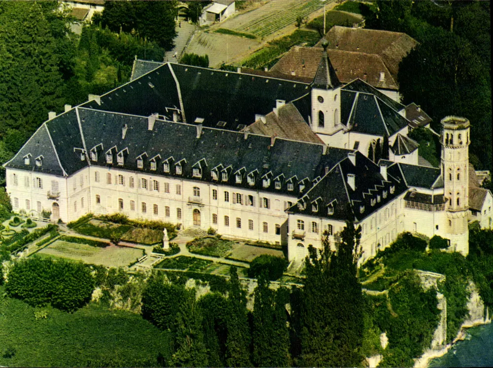 Abtei von Haute-Côme (Savoie) — Luftbild — Photo X - Combier Drucker in Frankreich - Vorderseite