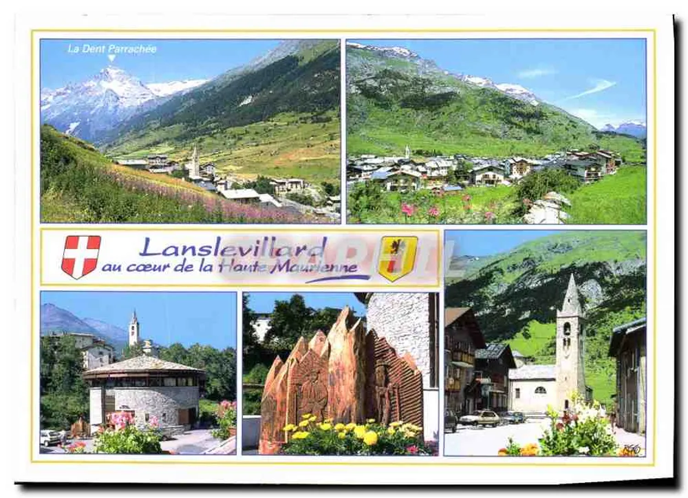 Lanslevillard — no coração da Alta Maurienne — editor: Chambéry - Frente