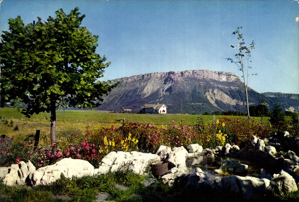 La Feclaz im Sommer (73) — Blühende Felsenformation vor dem Margériaz — Éditions Jansel & Faubourg Maché - Vorderseite