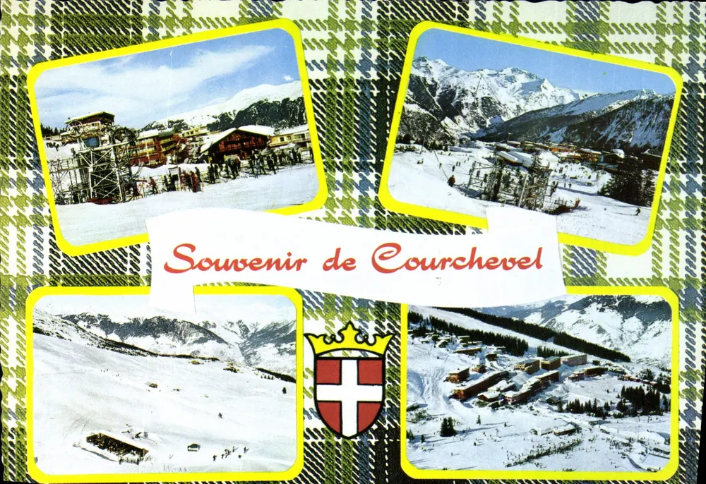 Courchevel — Lembrança de Courchevel — Edições Télé - Frente