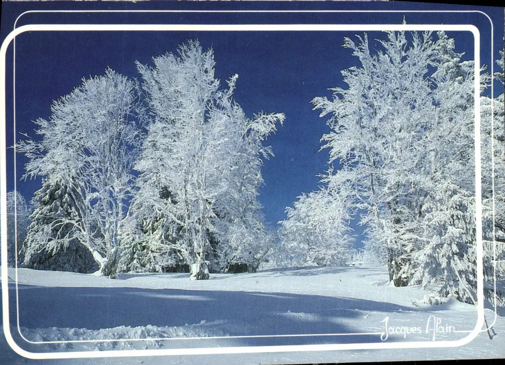 Florestas nevadas — Jacques Alain — Éditions Édy-Chambéry - Frente