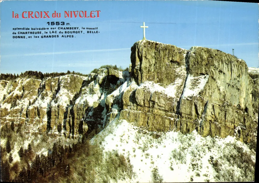 La Croix du Nivolet — 1553 m — Éditions Cellard - Frente