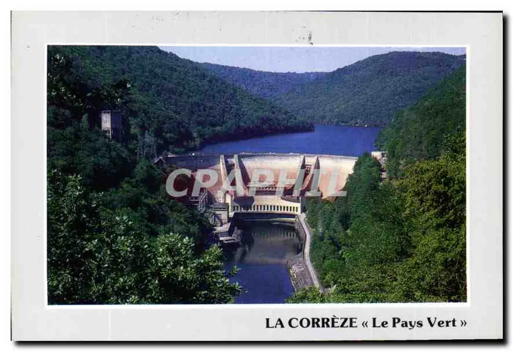 LA CORRÈZE « Le Pays Vert » — Barragem do Chastang — edição France REGARD - Frente