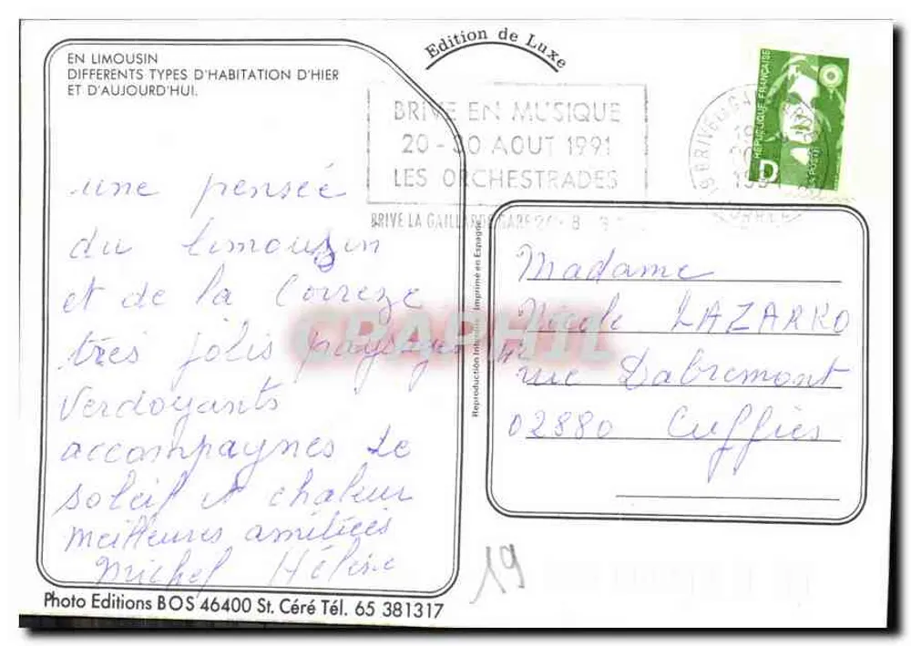 Demeures du Limousin — Édition de Luxe — Photo Editions BOS - Verso