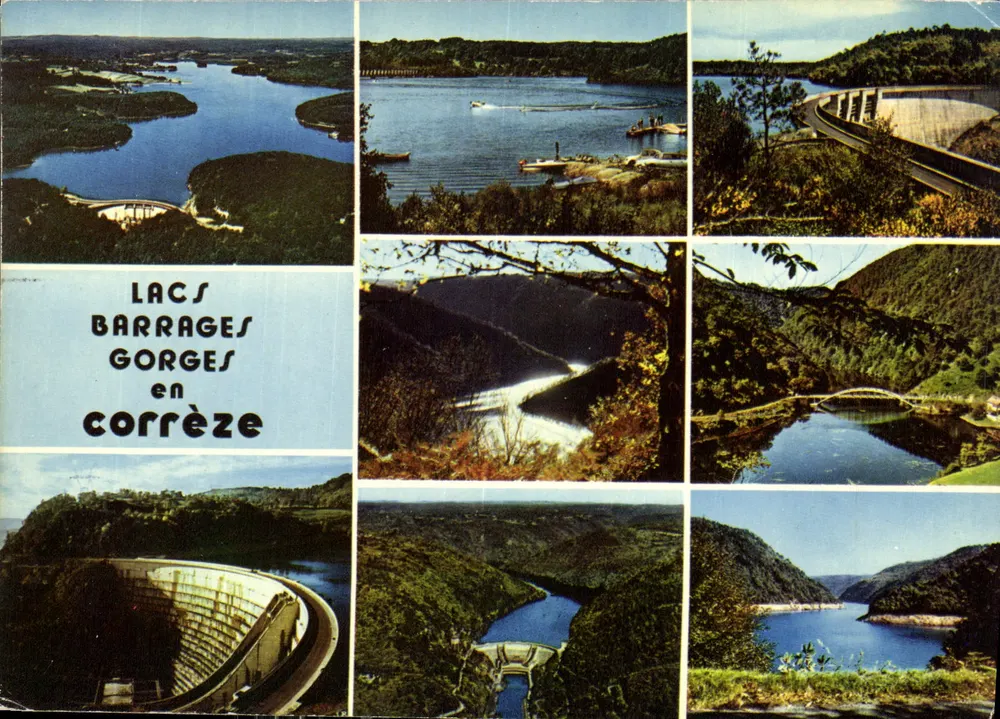 Lagos Barragens Gorges em Corrèze — LA CORREZE TOURISTIQUE, n°19/318 - Frente