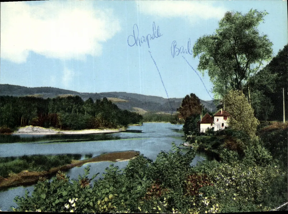 Chapelle Barbé — Die Limousin-Fluss — Combier Imp. Alizon (S. et L.) - Vorderseite