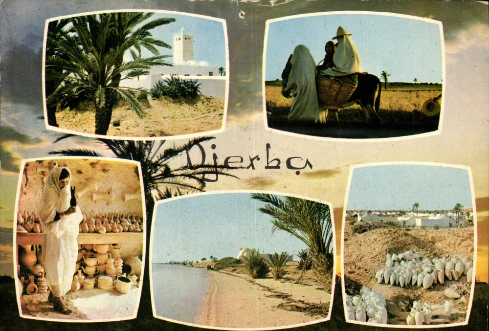 Djérbâ — vista panorâmica — TUNISIE DE TOUJOURS - Frente